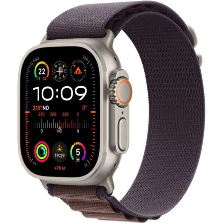 Apple Watch Ultra 2 GPS + Cellular- 49mm - Boîtier Titanium - Bracelet Indigo Alpine Loop - Medium