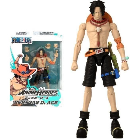 Bandai - Anime Heroes - One Piece - Figurine Portgas D. Ace 17 cm - 36934