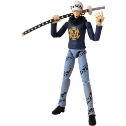 Bandai - Anime Heroes - One Piece - Figurine Anime Heroes 17 cm - Trafalgar Law - 36937 Multicolore