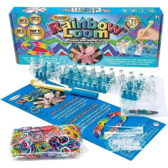 Bandai - Rainbow Loom Original  Fabrication de bracelets - Métier a tisser avec 600