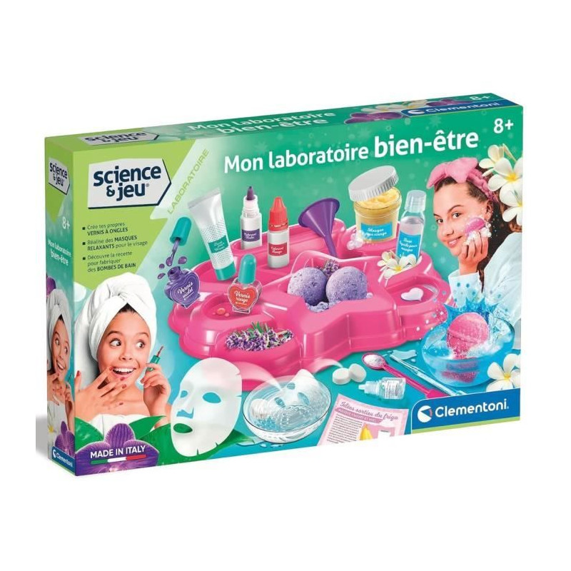 Clementoni Créations Faites Mains – Kit Sculpture Plâtre + Moules Animaux + Peintures, Dès 7 Ans