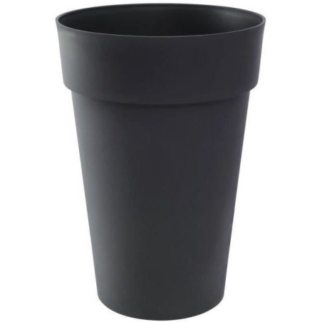 Vase haut Rond Ø 46 cm - EDA - Toscane - 67 L - Ø 46 x H. 65 cm - Gris Anthracite