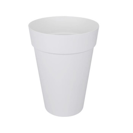 ELHO Pot de fleur Rond Loft Urban - Ø 34 x 45,6 cm - 23 l - Blanc