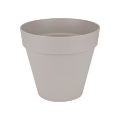 ELHO Pot de fleurs rond Loft Urban - Ø 20 cm - Gris chaud