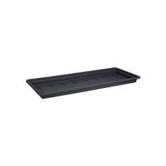 ELHO Soucoupe pour jardiniere Green Basics 60 - Vivre noir - Extérieur - XXL - Ø 54