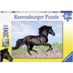 Puzzle 200 pieces XXL Etalon noir - Ravensburger - Paysage et nature - Des 8 ans Puzzle 200 pieces XXL Etalon noir - Ravensburger - Paysage et nature - Des 8 ans