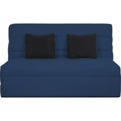DUNLOPILLO Banquette BZ 2 places - Bleu - ReVEUR DUNLOPILLO Banquette BZ 2 places - Bleu - ReVEUR