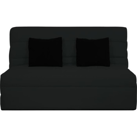 DUNLOPILLO Banquette BZ 2 places - Noir - ReVEUR