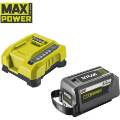 Batterie lithium RYOBI RY36BK60B-160 36V - Chargeur rapide - 6 Batterie lithium RYOBI RY36BK60B-160 36V - Chargeur rapide - 6