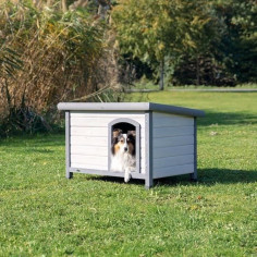 TRIXIE - Natura - Niche pour chiens Taille S - 85 × 58 × 60 cm . Classic a toit plat TRIXIE - Natura - Niche pour chiens Taille S - 85 × 58 × 60 cm . Classic a toit plat