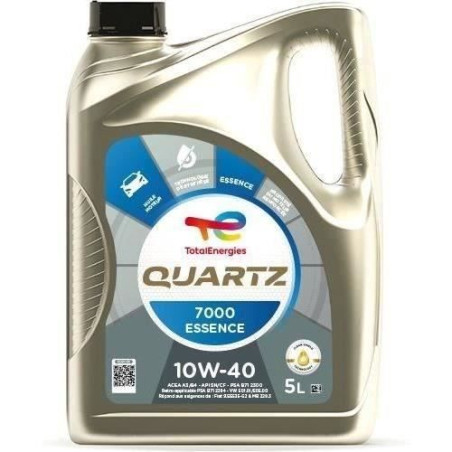 Huile moteur - TotalEnergies - Quartz 7000 essence 10W-40 - 5L