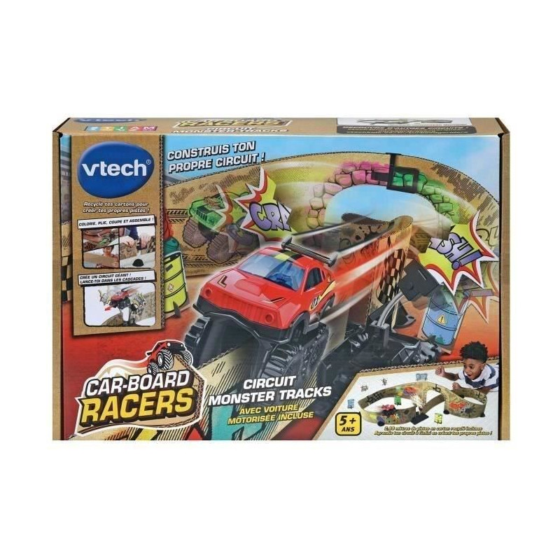 VTECH CAR-BOARD RACERS - CIRCUIT MONSTER TRACKS