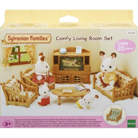 Figurines miniatures - SYLVANIAN FAMILIES - 5339 - La piece a vivre - Meubles et acce