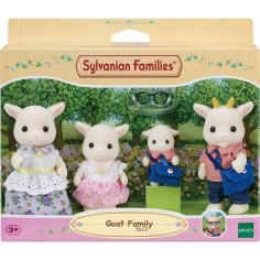 Figurines miniatures - SYLVANIAN FAMILIES - La famille Chevre - 4 personnages articul