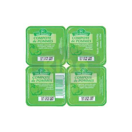 Compote de pomme allégée en sucre 100g