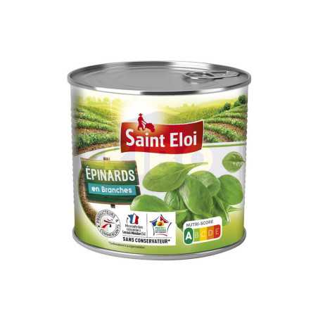 Epinards en branches en conserve 1/2 265g
