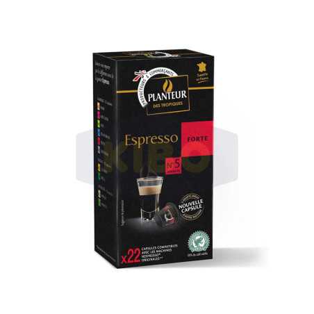 20 capsules de café espresso forte 114g