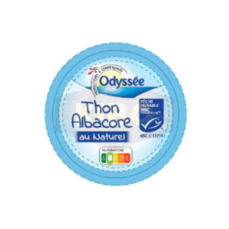 ODYSSEE Thon albacore au naturel MSC 140g Antananarivo Madagascar