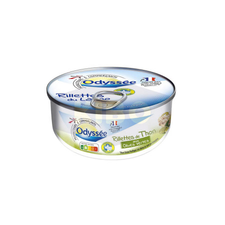 ODYSSEE Rillettes de thon aux olives vertes 125g Antananarivo Madagascar