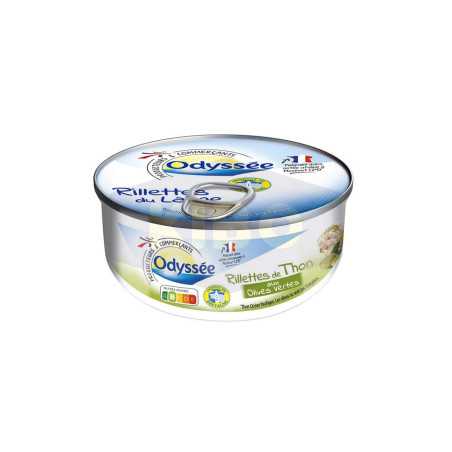 Rillettes de thon aux olives vertes 125g