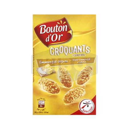 Biscuits croquants à l'emmental oignon 100g