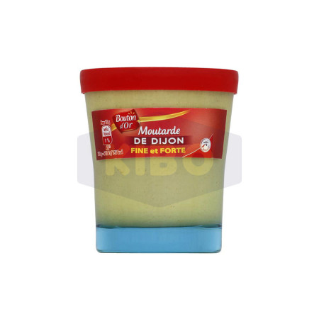 BOUTON D'OR Moutarde de Dijon fine et forte en verre 245g Antananarivo Madagascar