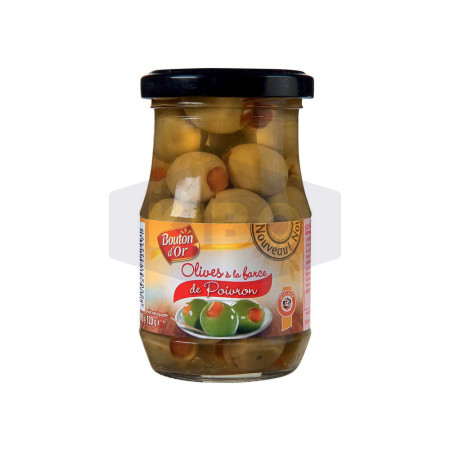 BOUTON D'OR Olives à la farce de poivron 120g Antananarivo Madagascar