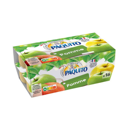 PAQUITO Compote de pommes allégée en sucre 16x100g Antananarivo Madagascar