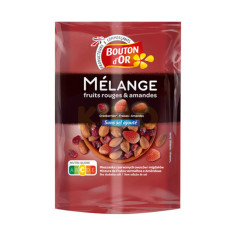 BOUTON D'OR Mélange de fruits rouges et amandes sans sel ajouté 120g Antananarivo Madagascar