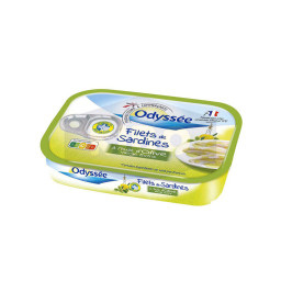 ODYSSEE Filets de sardines à l'huile d'olive vierge extra 100g Antananarivo Madagascar