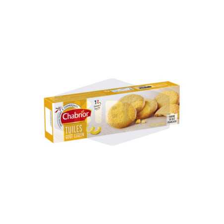 Biscuits tuiles au citron 85g