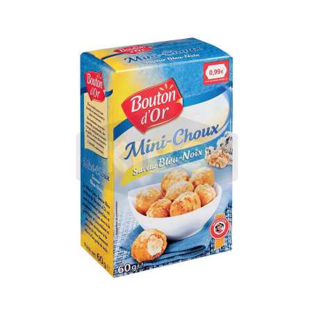Mini-choux saveur bleu-noix 60g