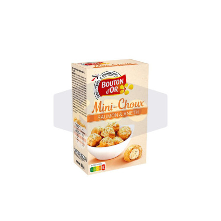 BOUTON D'OR Mini-choux au saumon aneth 60g Antananarivo Madagascar