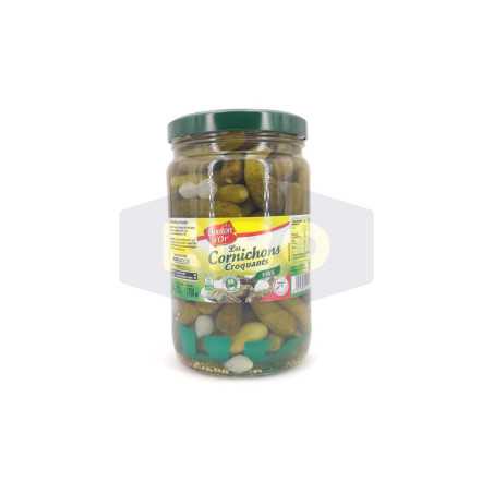 Cornichons croquants fins 870g