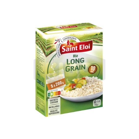 SAINT ELOI Riz long grain 10 minutes 5 sachets x200g Antananarivo Madagascar