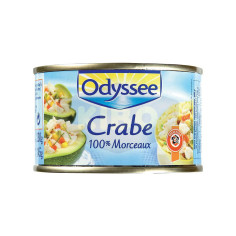 ODYSSEE Crabe 100% morceaux 145g Antananarivo Madagascar