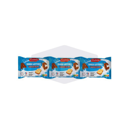 CHABRIOR Biscuits au chocolat au lait Choco'lettres 140g Antananarivo Madagascar