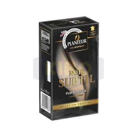 Café moulu pur Arabica Noir Subtil 250g