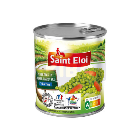 SAINT ELOI Petits pois et jeunes carottes très fins 1/2 265g Antananarivo Madagascar