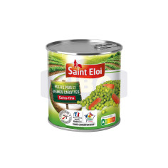 SAINT ELOI Petits pois et jeunes carottes extra- fins 4/4 530g Antananarivo Madagascar