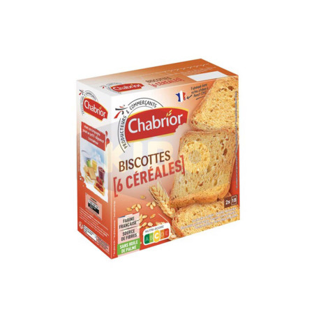 CHABRIOR Biscottes 6 céréales 2x18 300g Antananarivo Madagascar