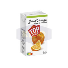 TOP BUDGET Jus d'orange en brique 1L Antananarivo Madagascar