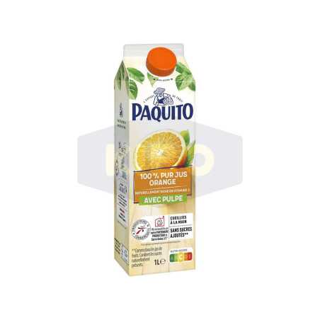 100% pur jus orange avec pulpe en brique 1L
