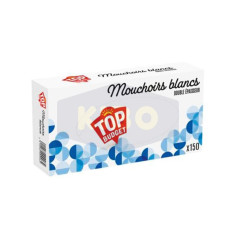 TOP BUDGET Boite de mouchoirs blancs double épaisseur x150 feuilles Antananarivo Madagascar