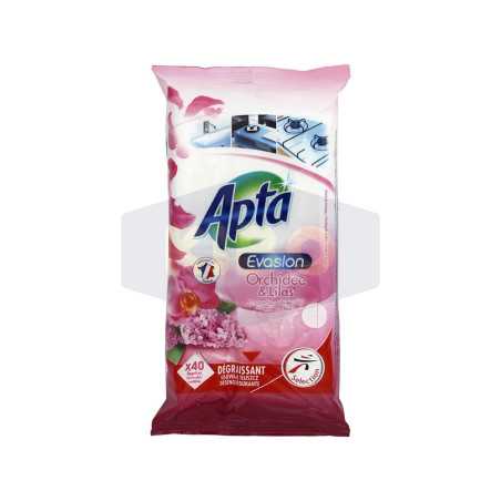 Lingettes multi-usages évasion orchidée et lilas paquet de 40