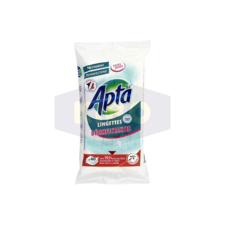APTA Lingettes désinfectantes multi-usage paquet de 40 Antananarivo Madagascar