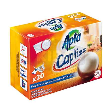 Lingettes dépoussiérantes multi-surfaces x20