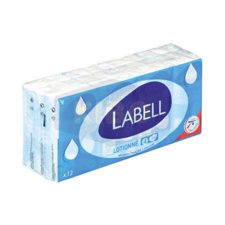 Mouchoir lotionné 4 plis 12 étuis