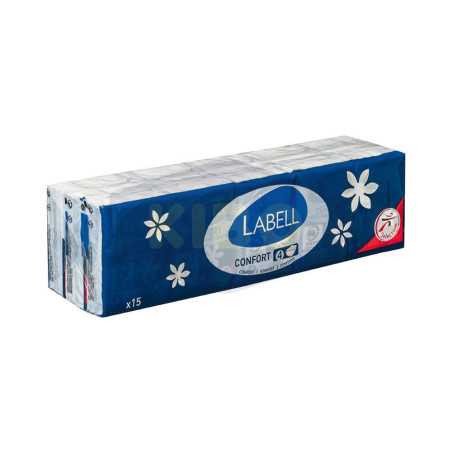 Mouchoirs Confort 4 plis 15 mini étuis