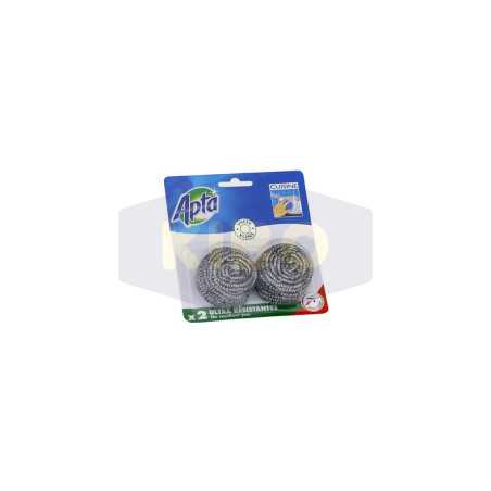 2 Éponges à récurer en inox